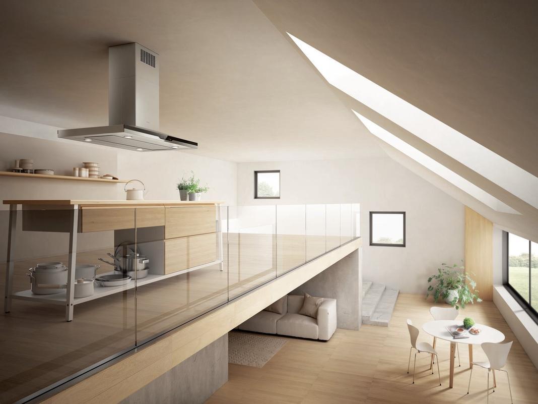 Elica - 42 Inch 600 CFM Island Range Vent in Stainless - ESI642SS