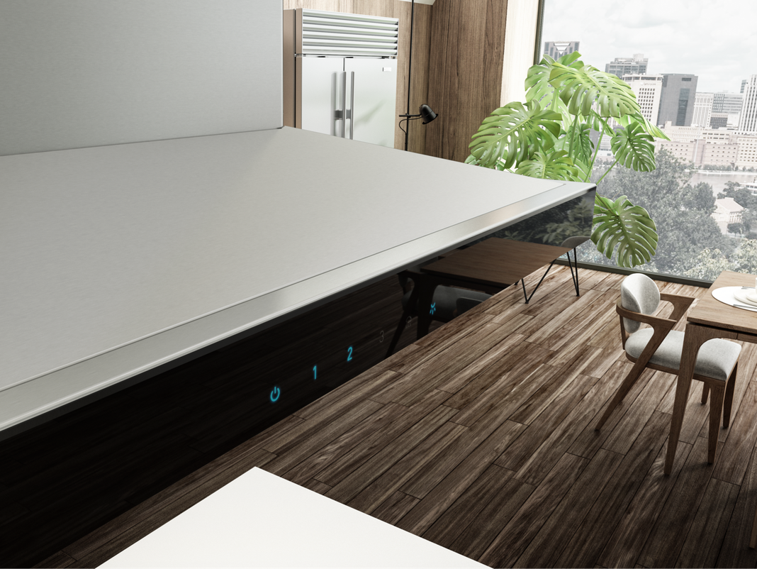 Elica - 42 Inch 600 CFM Island Range Vent in Stainless - ESL642S3