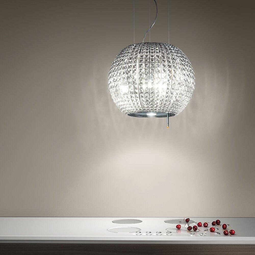 Elica - 18.3125 Inch 300 CFM Island Range Vent in Stainless - EST319GL