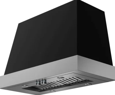 Elica - 48 Inch 1200 CFM Wall Mount and Chimney Range Vent in Black - ETNX48BL