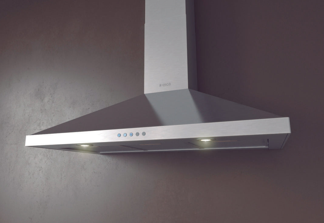 Elica - 36 Inch 400 CFM Wall Mount and Chimney Range Vent in Stainless - EVL436S2