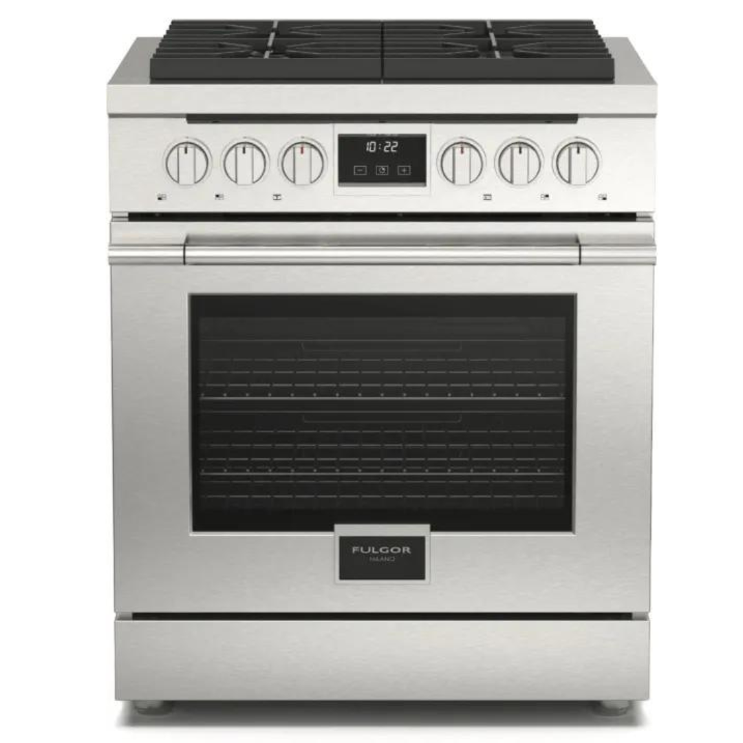 Fulgor Milano - 4.34 cu. ft Gas Range in Stainless - F4PGR304S2