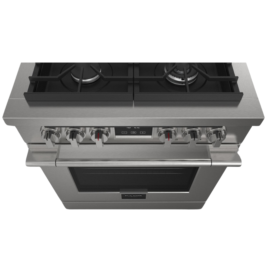 Fulgor Milano - 4.34 cu. ft Gas Range in Stainless - F4PGR304S2