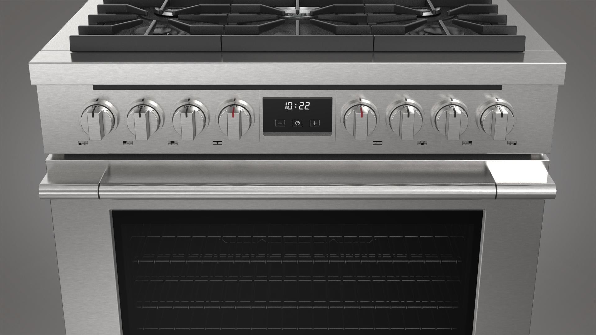 Fulgor Milano - 5.2 cu. ft Gas Range in Stainless - F4PGR366S2