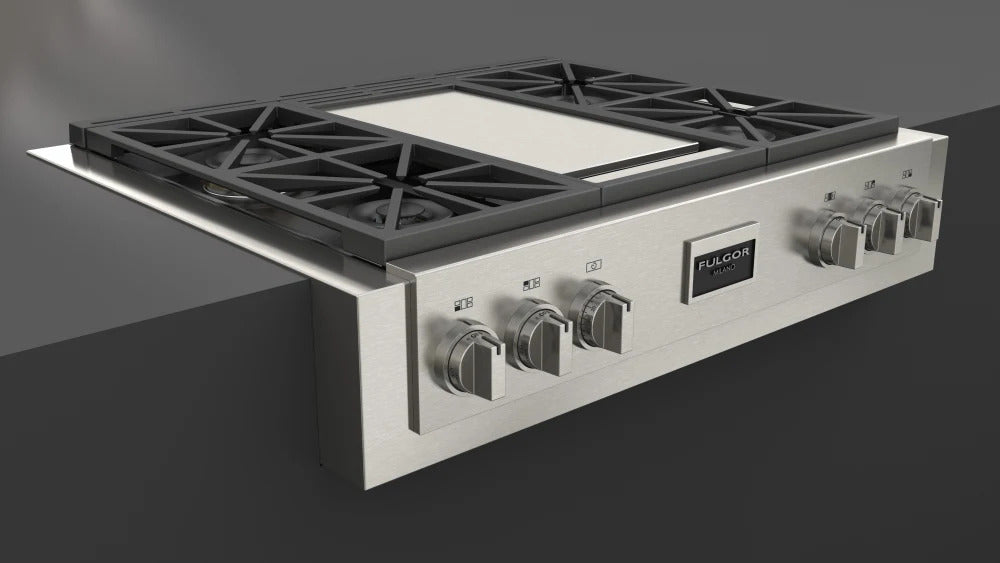 Fulgor Milano - 36 Inch Gas Range Top in Stainless - F6GRT364GS1