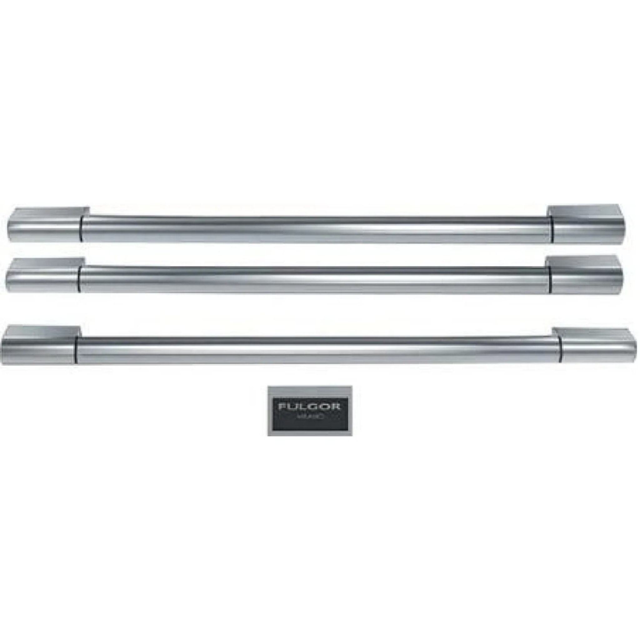 Fulgor - 36 Inch Pro French Door Fridge Handle Kit Refrigerator Accessory in Stainless - F6HK36FFBS-1