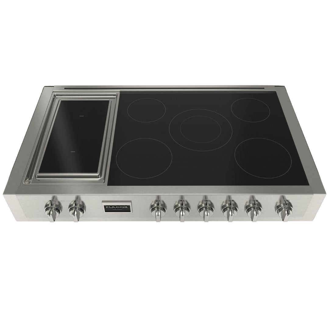 Fulgor Milano - 47.9 Inch Induction Range Top in Stainless - F6IRT485GS1