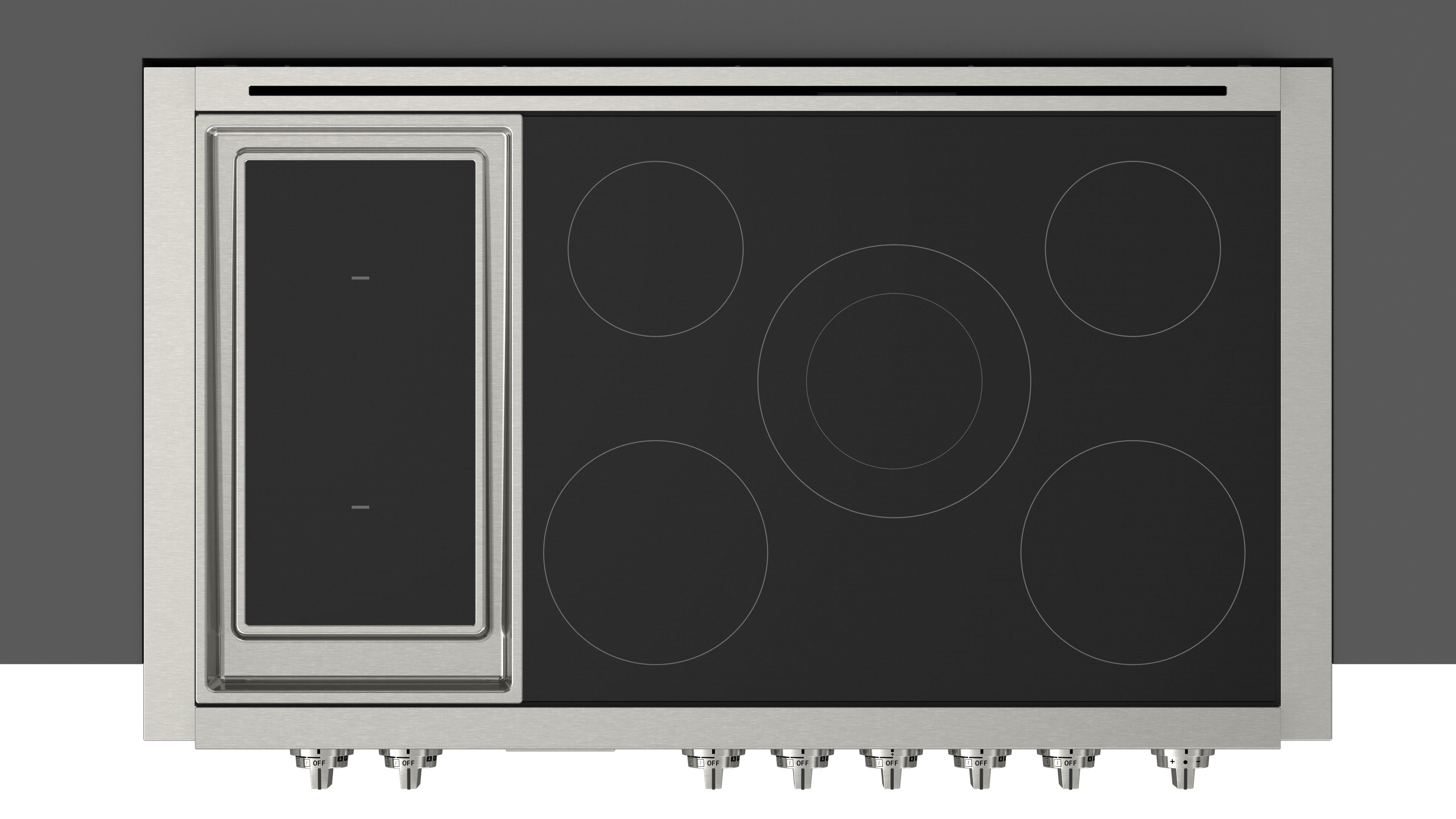 Fulgor Milano - 47.9 Inch Induction Range Top in Stainless - F6IRT485GS1