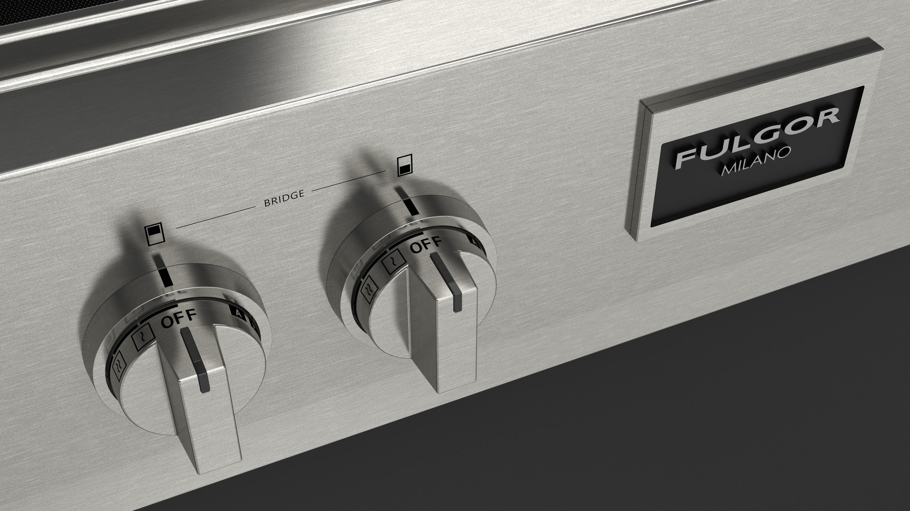 Fulgor Milano - 47.9 Inch Induction Range Top in Stainless - F6IRT485GS1