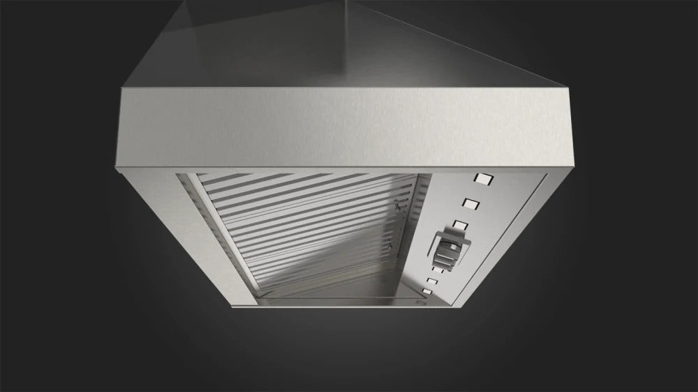 Fulgor Milano - 48 Inch 1000 CFM Wall Mount and Chimney Range Vent in Stainless - F6PC48DS1