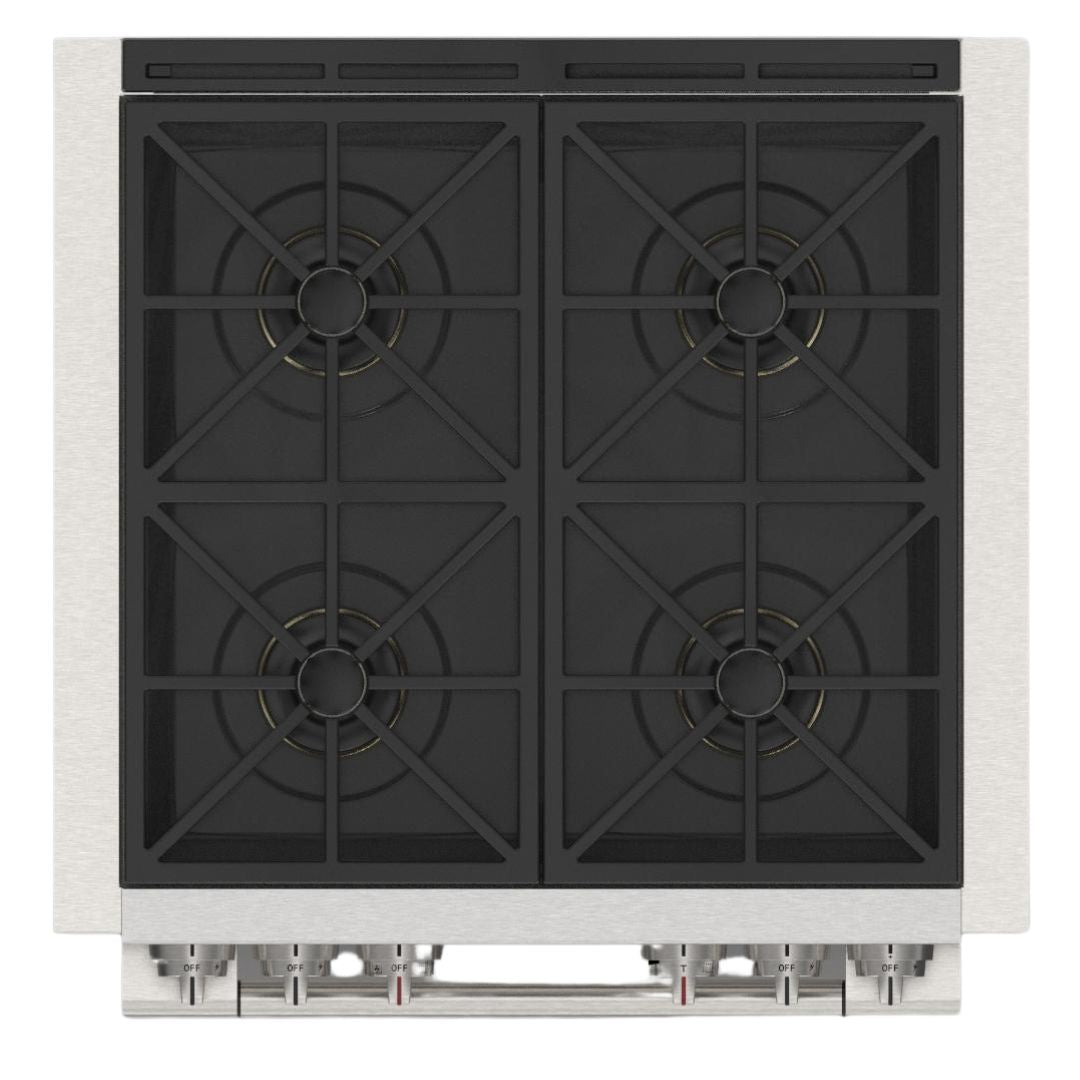 Fulgor Milano - 4.1 cu. ft Dual Fuel Range in Stainless - F6PDF304S1