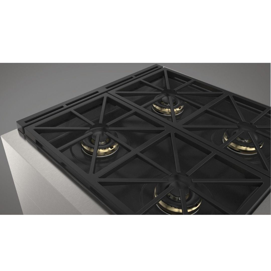 Fulgor Milano - 4.1 cu. ft Dual Fuel Range in Stainless - F6PDF304S1