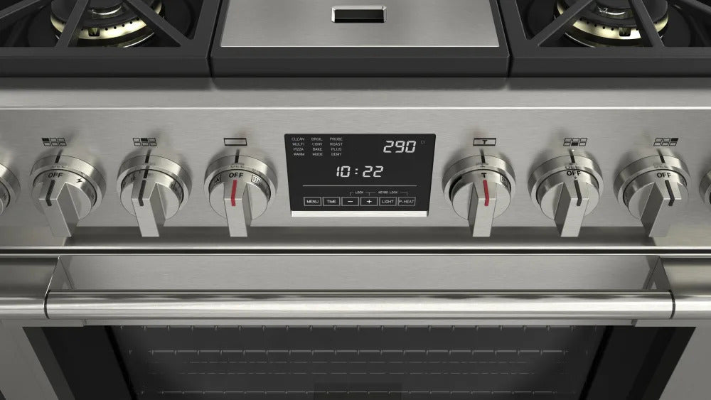 Fulgor Milano - 5.7 cu. ft Dual Fuel Range in Stainless - F6PDF364GS1