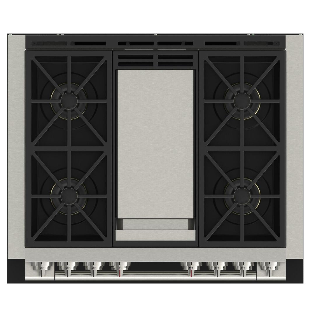 Fulgor Milano - 5.7 cu. ft Gas Range in Stainless - F6PGR364GS2