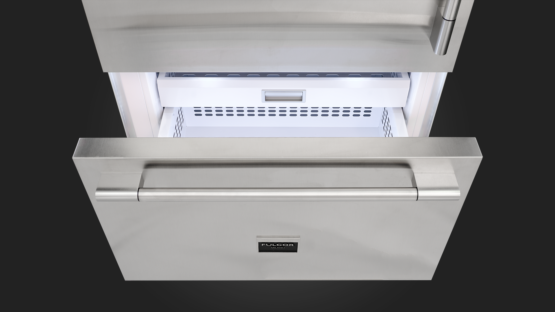 Fulgor - 36 Inch 14.7 cu. ft Bottom Mount Refrigerator in Stainless - F7PBM36S1-L