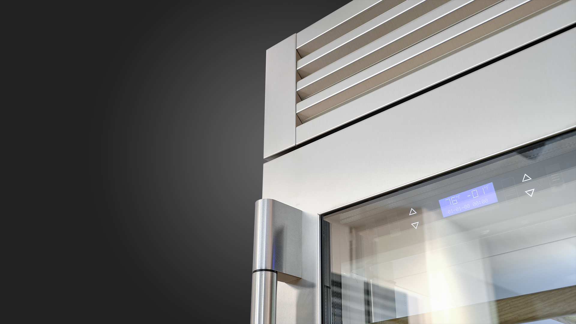 Fulgor - 24 Inch 54 Bottles cu. ft Wine Fridge Refrigerator in Stainless - F7PBW24S1-R