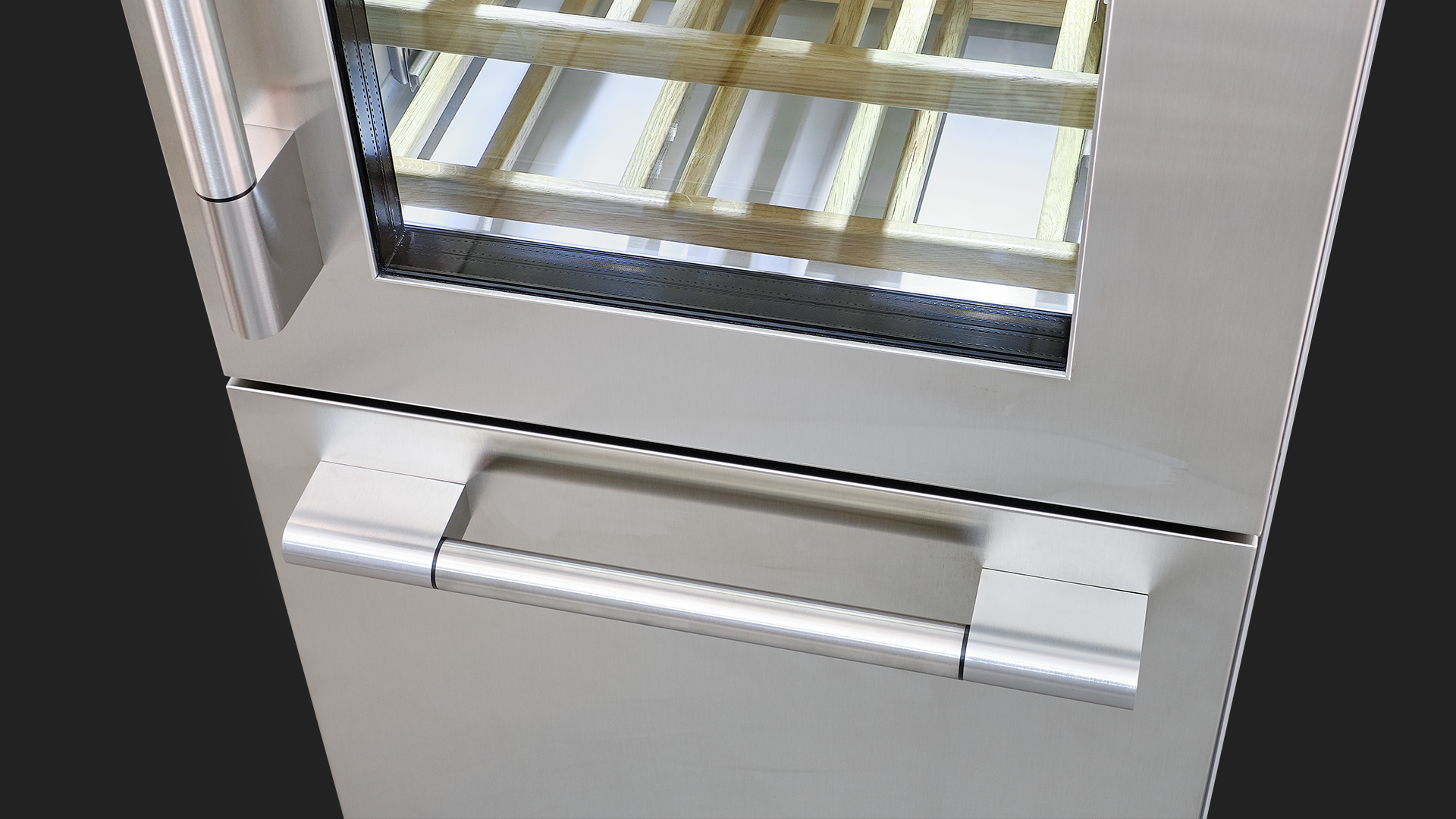 Fulgor - 24 Inch 54 Bottles cu. ft Wine Fridge Refrigerator in Stainless - F7PBW24S1-R