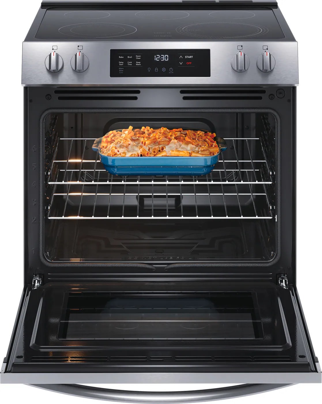 Frigidaire - 5.3 cu. ft Electric Range in Stainless - FCFE306CAS