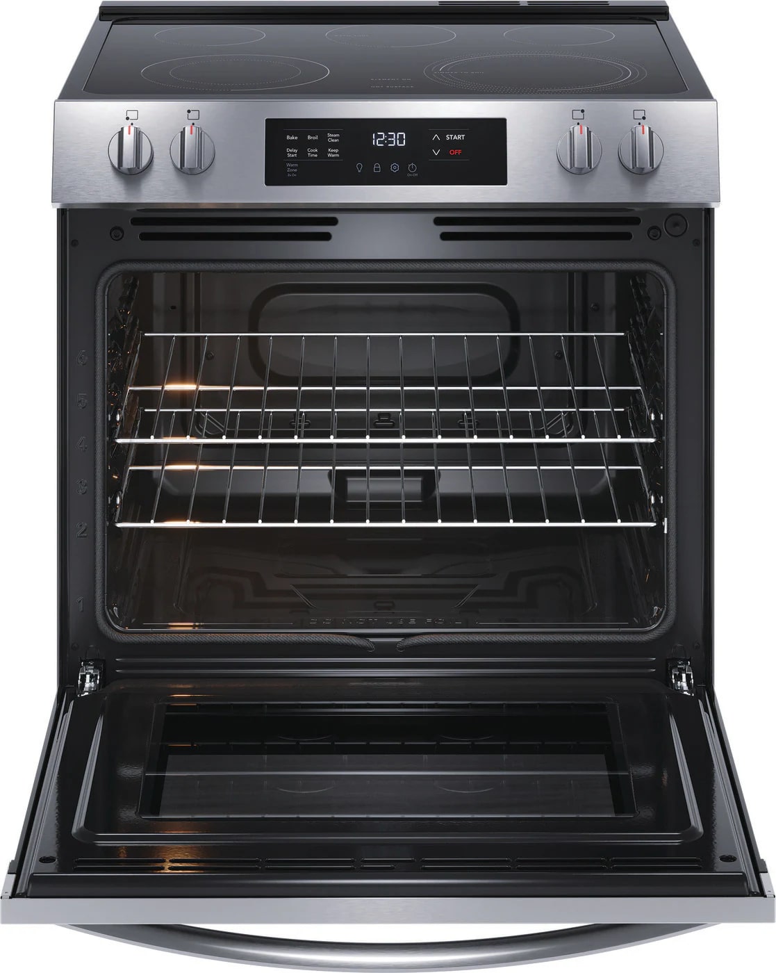 Frigidaire - 5.3 cu. ft Electric Range in Stainless - FCFE306CAS