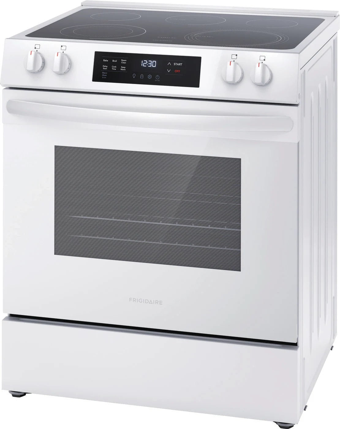 Frigidaire - 5.3 cu. ft Electric Range in White - FCFE306CAW