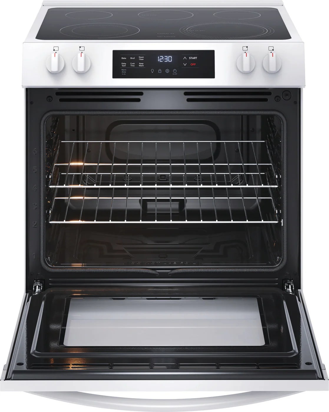 Frigidaire - 5.3 cu. ft Electric Range in White - FCFE306CAW