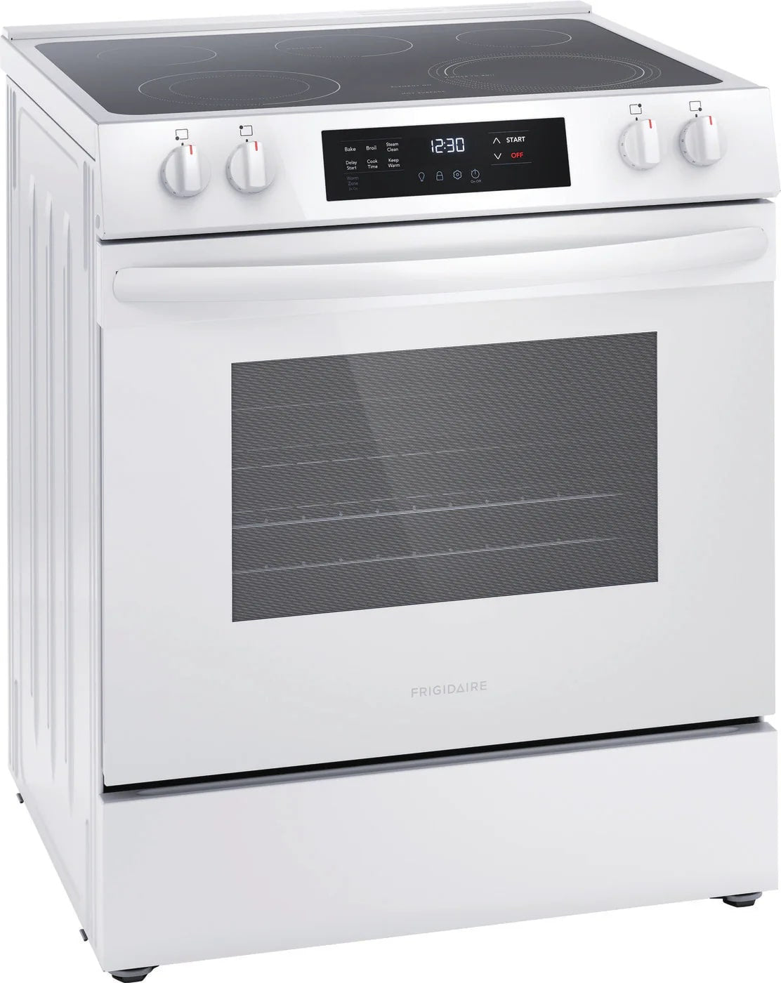 Frigidaire - 5.3 cu. ft Electric Range in White - FCFE306CAW