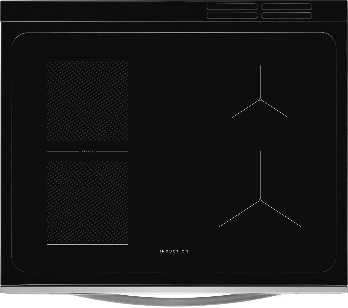 Frigidaire - 5.3 cu. ft Induction Range in Stainless - FCFI308CBS