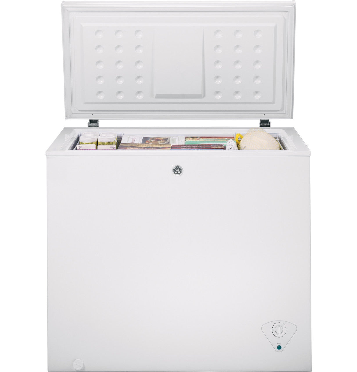 GE - 7 cu. Ft Chest Freezer in White - FCM7STWW