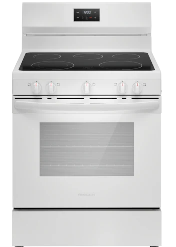 Frigidaire - 30 Inch 5.3 cu. ft Electric Range in White - FCRE305CBW