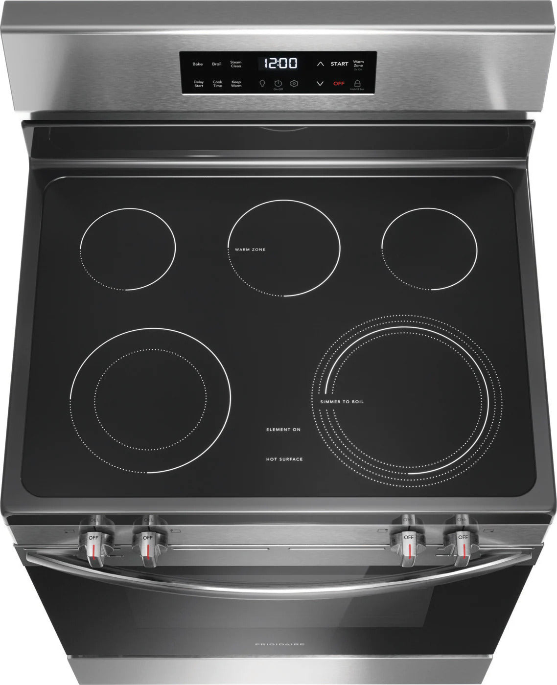 Frigidaire - 5.3 cu. ft Electric Range in Stainless - FCRE306CAS