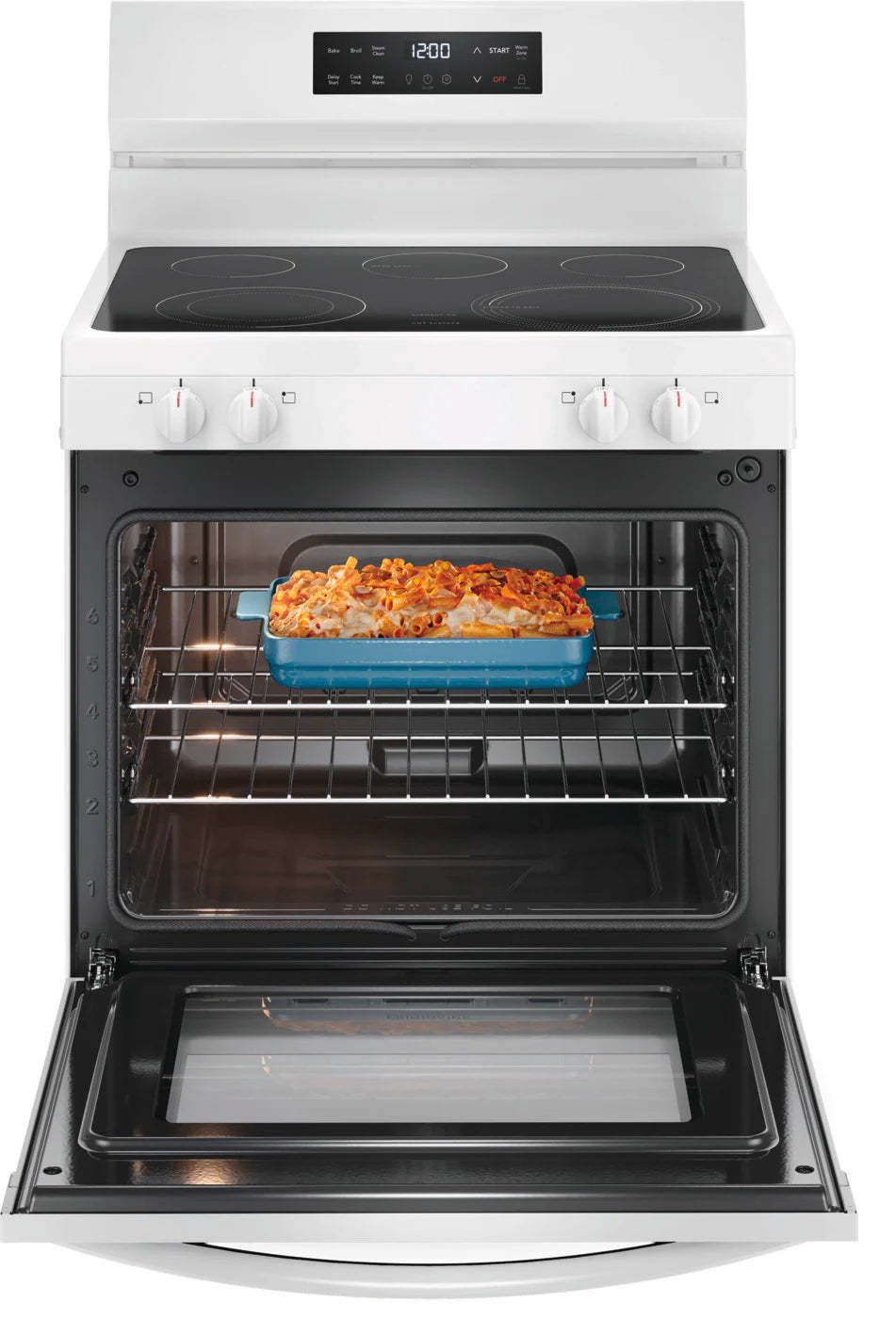 Frigidaire - 5.3 cu. ft Electric Range in White - FCRE306CAW