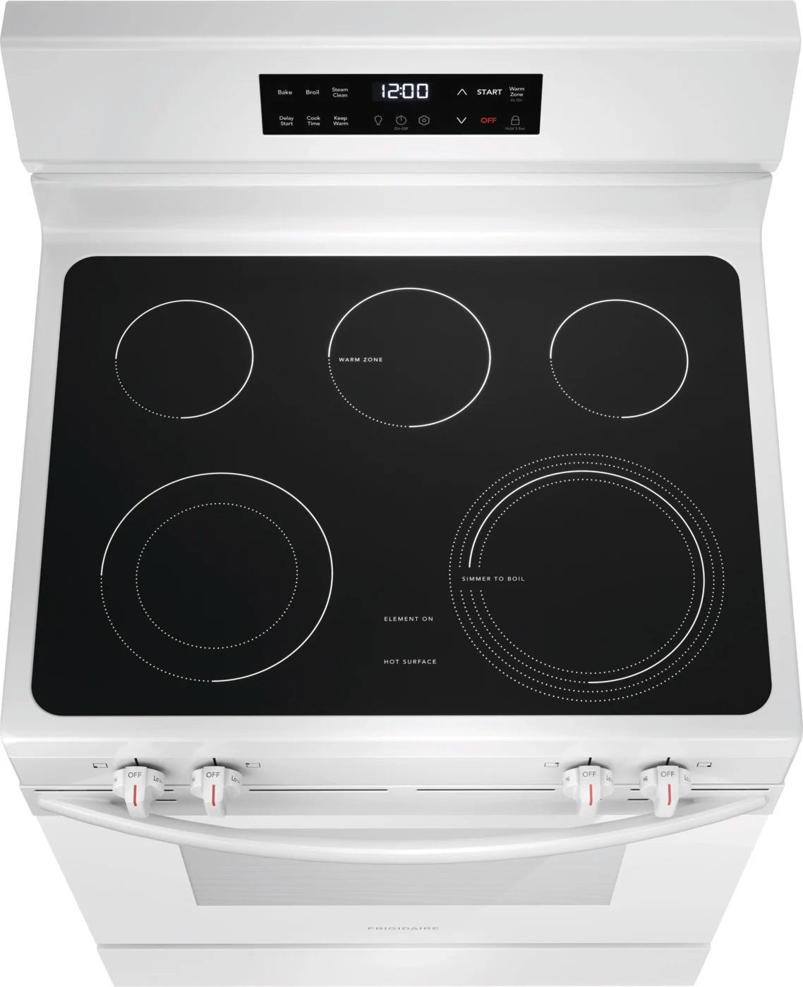 Frigidaire - 5.3 cu. ft Electric Range in White - FCRE306CAW