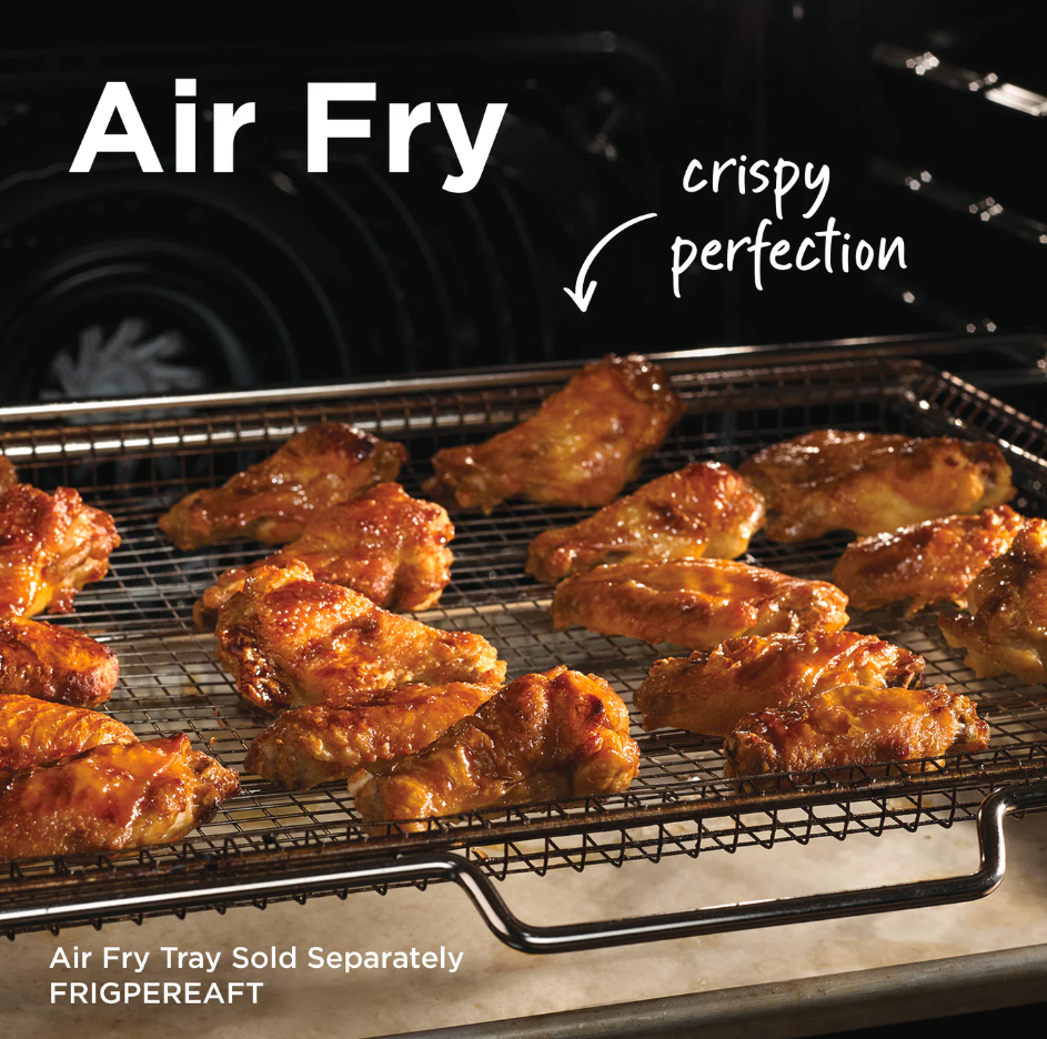 Frigidaire - 30 Inch 5.3 cu. ft Electric Range in Black - FCRE308CAD