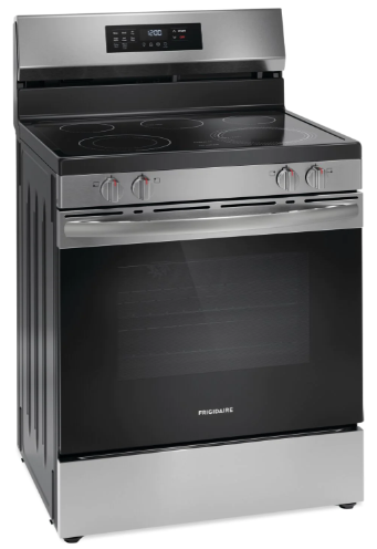 Frigidaire - 30Inch 5.3 cu. ft Electric Range in Stainless - FCRE308CAS
