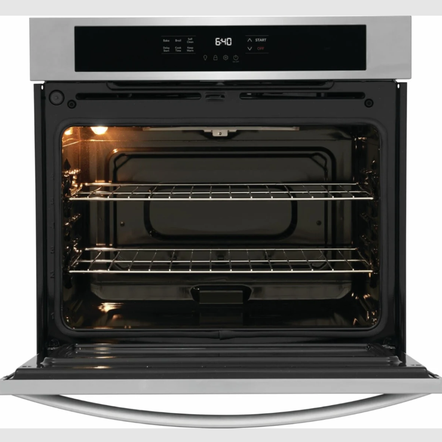 Frigidaire - 5.3 cu. ft Single Wall Oven in Stainless - FCWS3025AS