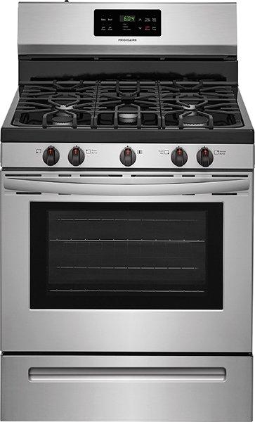 Frigidaire - 5 cu. ft Gas Range in Stainless - FFGF3054TS - FFGF3054TS