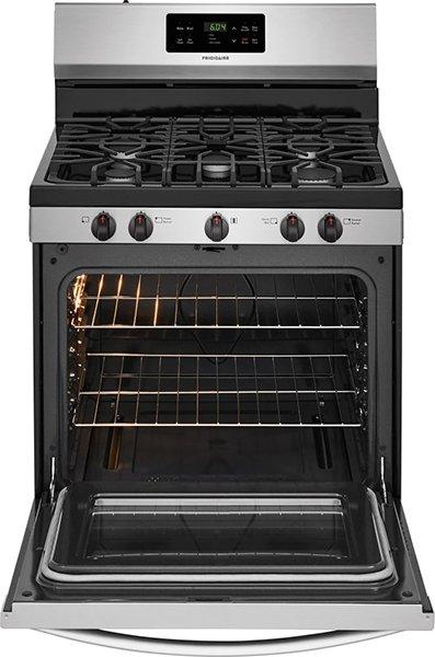 Frigidaire - 5 cu. ft Gas Range in Stainless - FFGF3054TS - FFGF3054TS