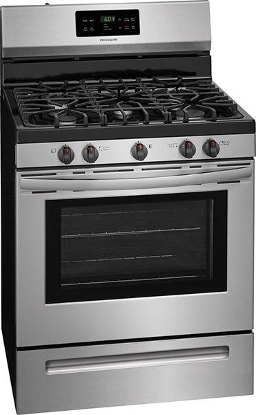 Frigidaire - 5 cu. ft Gas Range in Stainless - FFGF3054TS - FFGF3054TS