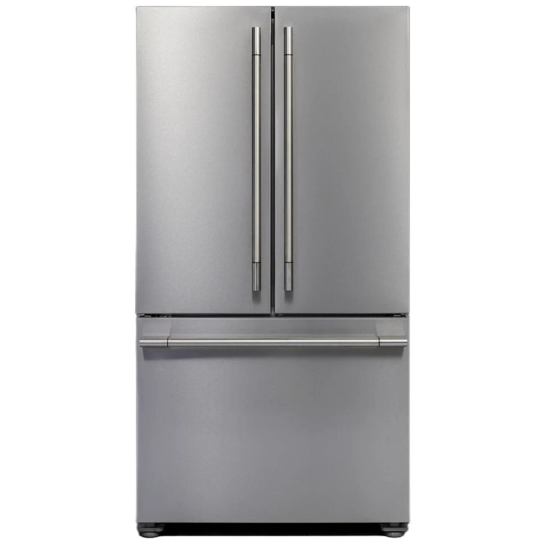 FULGOR MILANO - 36 Inch 20.3 cu. ft Bottom Mount French Door Refrigerator in Stainless - FM4FBM36SS