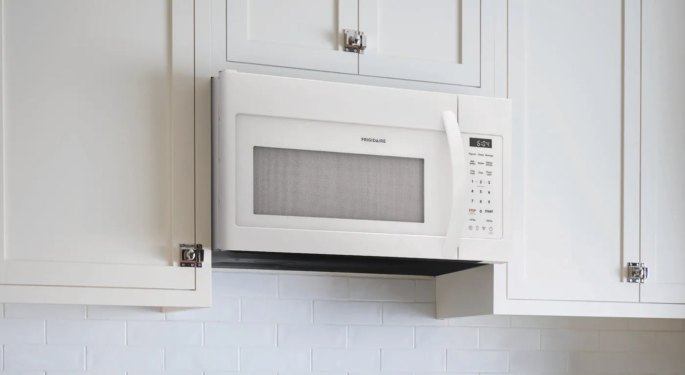 Frigidaire - 1.8 cu. Ft Over the range Microwave in White - FMOS1846BW