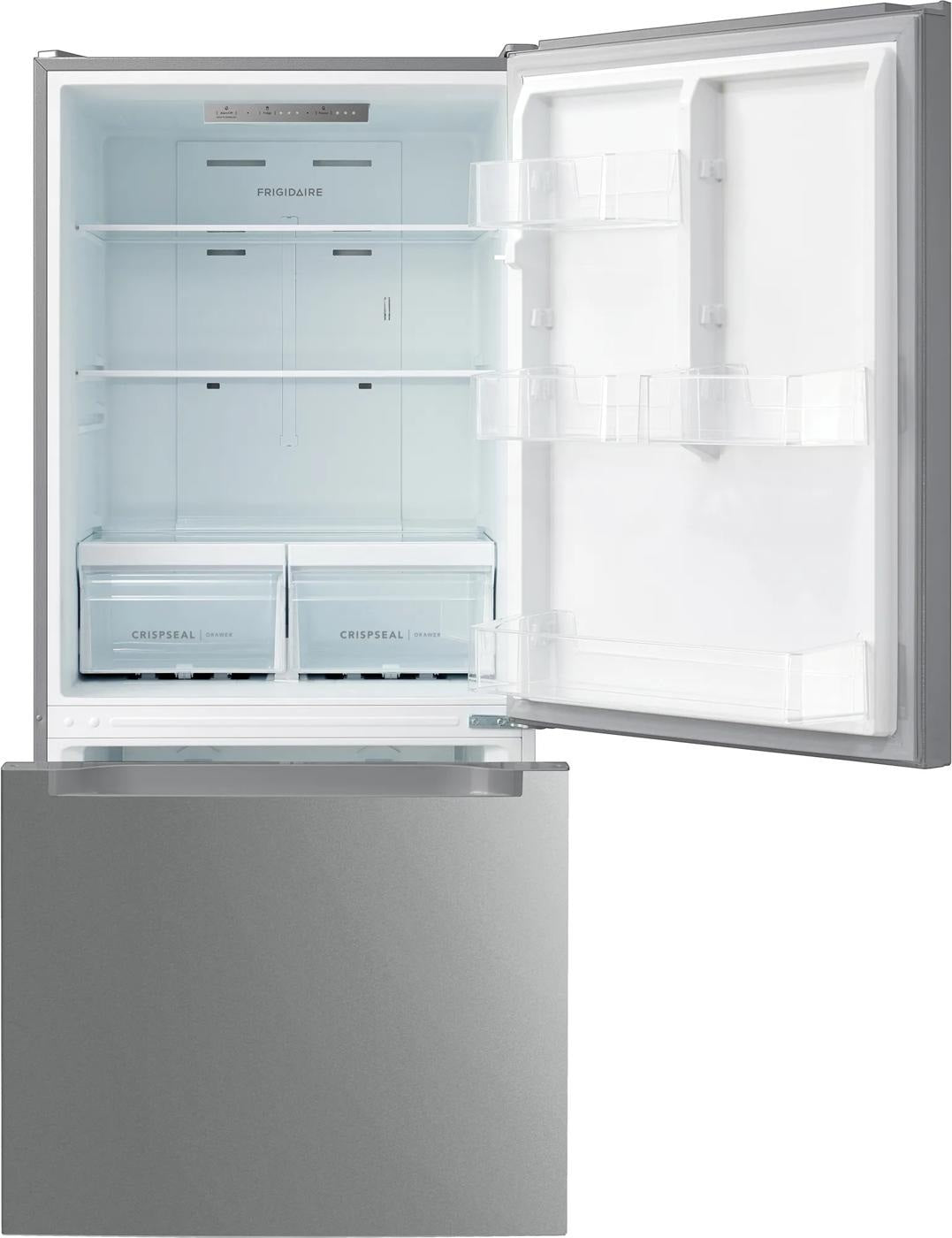 Frigidaire - 30 Inch 18.7 cu. ft Bottom Mount Refrigerator in Stainless - FRBE1925AF