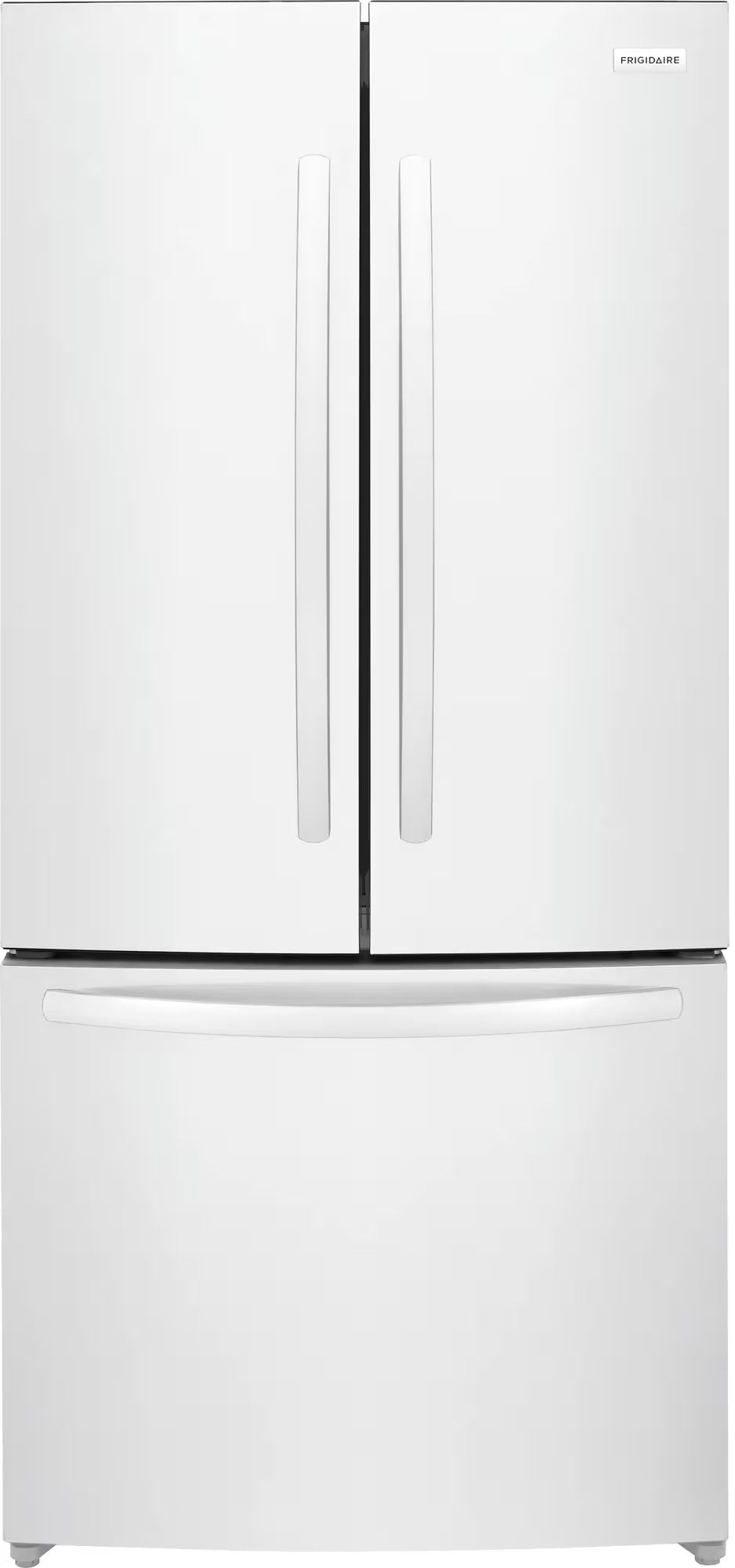 Frigidaire - 32 Inch 18 cu. ft French Door Refrigerator in White - FRFG1723AW