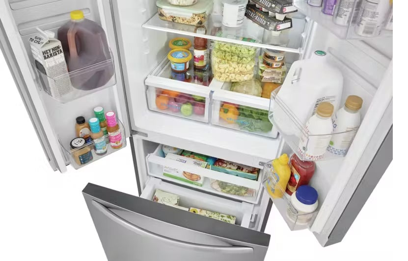 Frigidaire - 30.3 Inch 17.6 cu. ft French Door Refrigerator in Stainless - FRFG1813AV