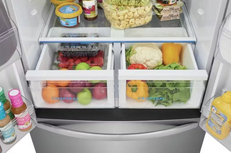 Frigidaire - 30.3 Inch 17.6 cu. ft French Door Refrigerator in Stainless - FRFG1813AV