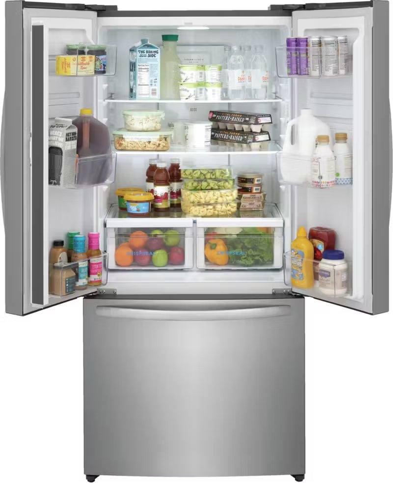 Frigidaire - 30.3 Inch 17.6 cu. ft French Door Refrigerator in Stainless - FRFG1813AV
