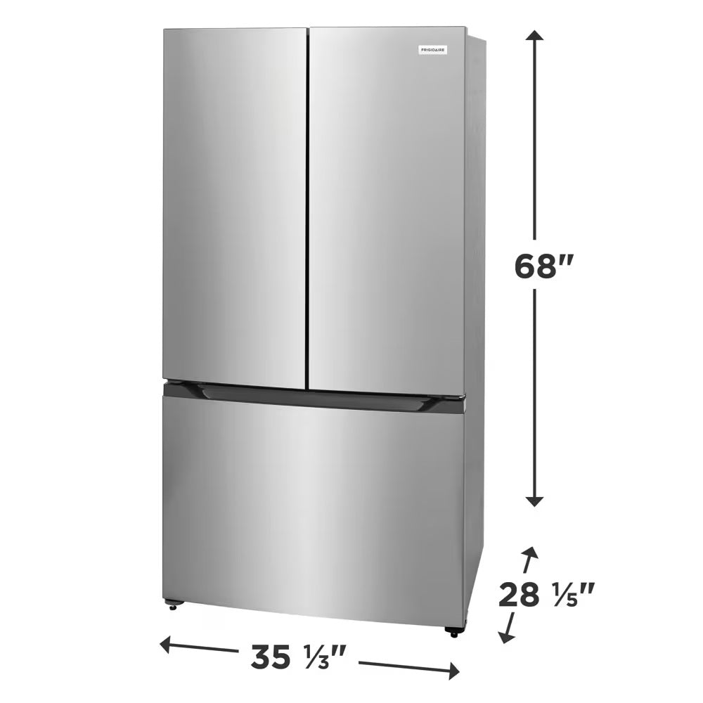 Frigidaire - 36 Inch 19.9 cu. ft French Door Refrigerator in Stainless - FRFG2011AV