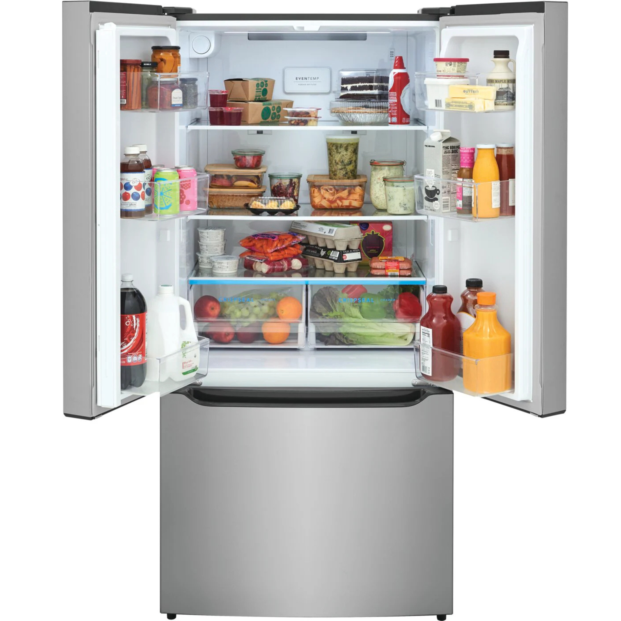 Frigidaire - 33 Inch 20 cu. ft French Door Refrigerator in Stainless - FRFG2033AV