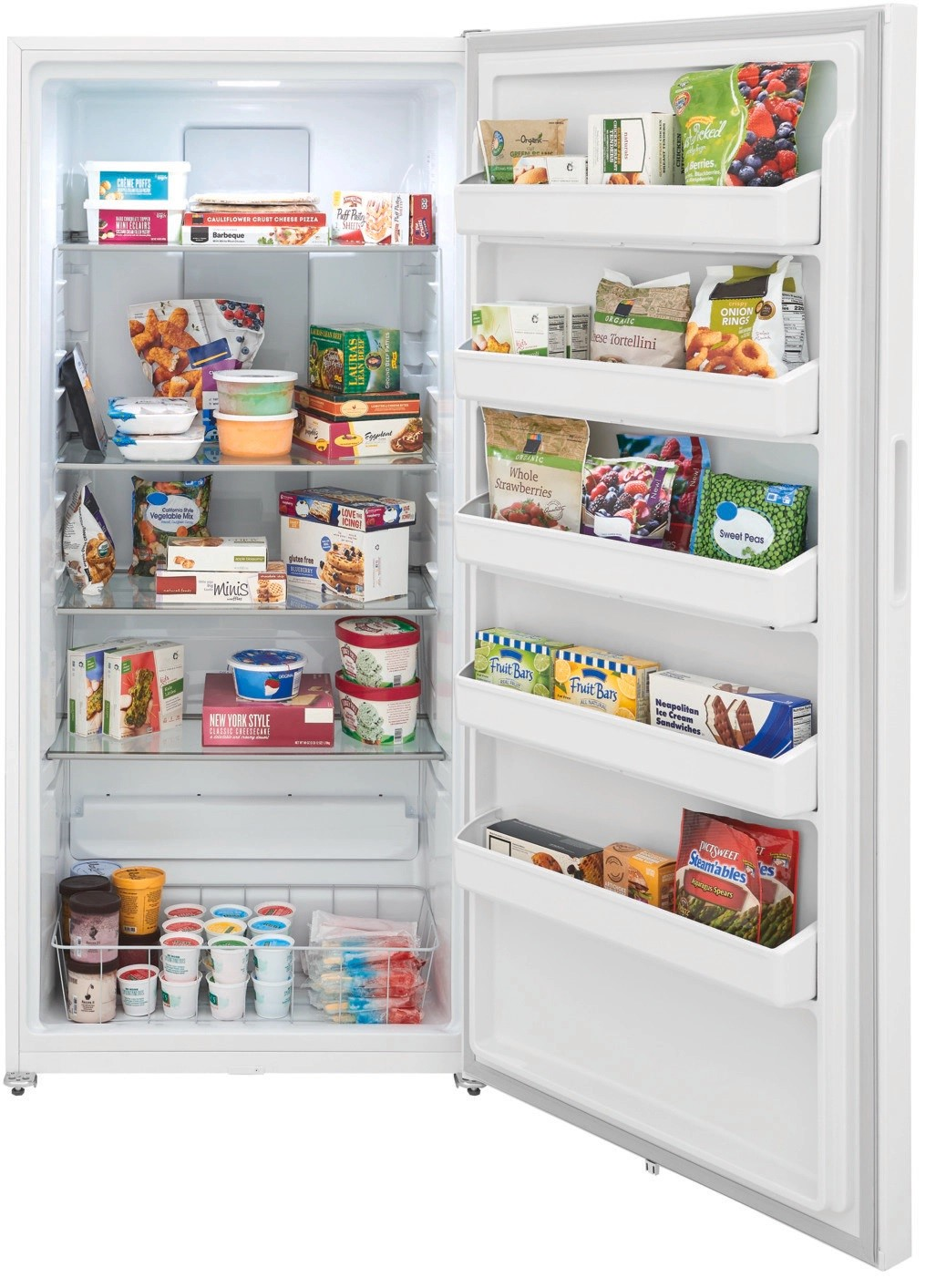 Frigidaire - 20 cu. Ft Upright Freezer in White - FRUF2020AW