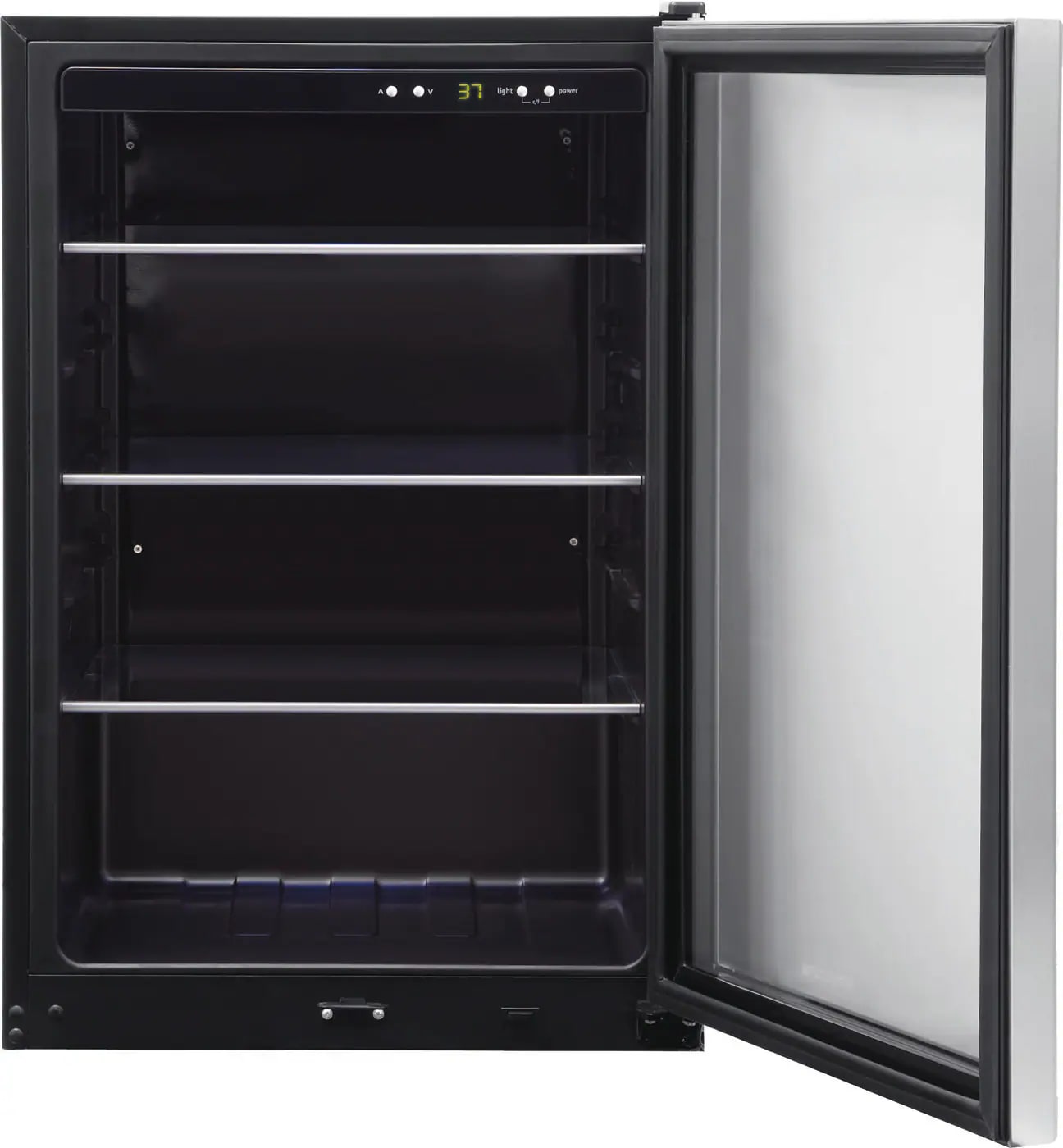 Frigidaire- 21.5 Inch 4.6 cu. ft Beverage Centre Refrigerator in Stainless - FRYB4623AS