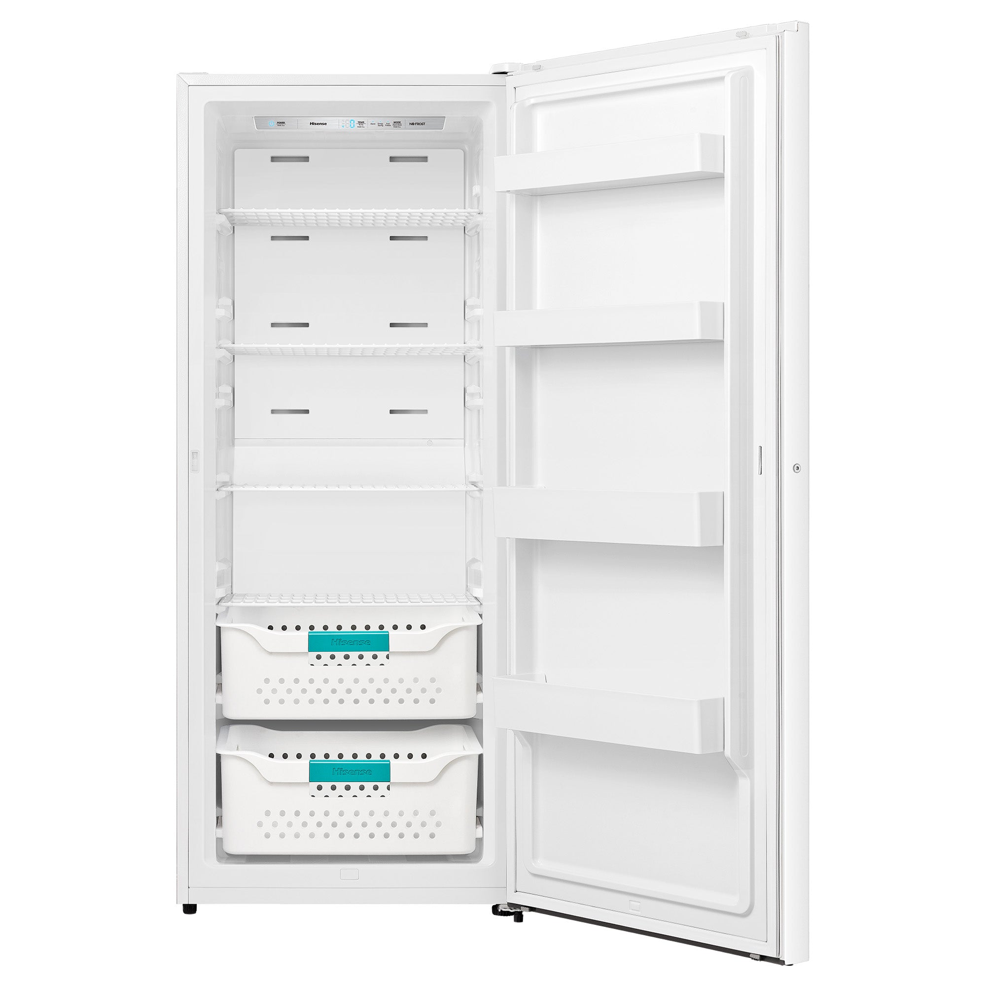 Hisense - 21.2 cu. Ft Upright Freezer in White - FV21D6AWE